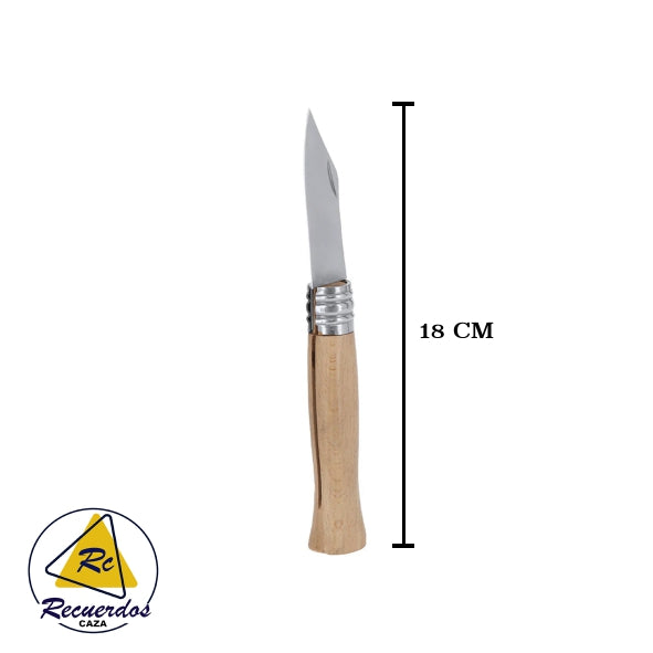 NAVAJA PERSONALIZADA DE ACERO INOXIDABLE - 18 CM