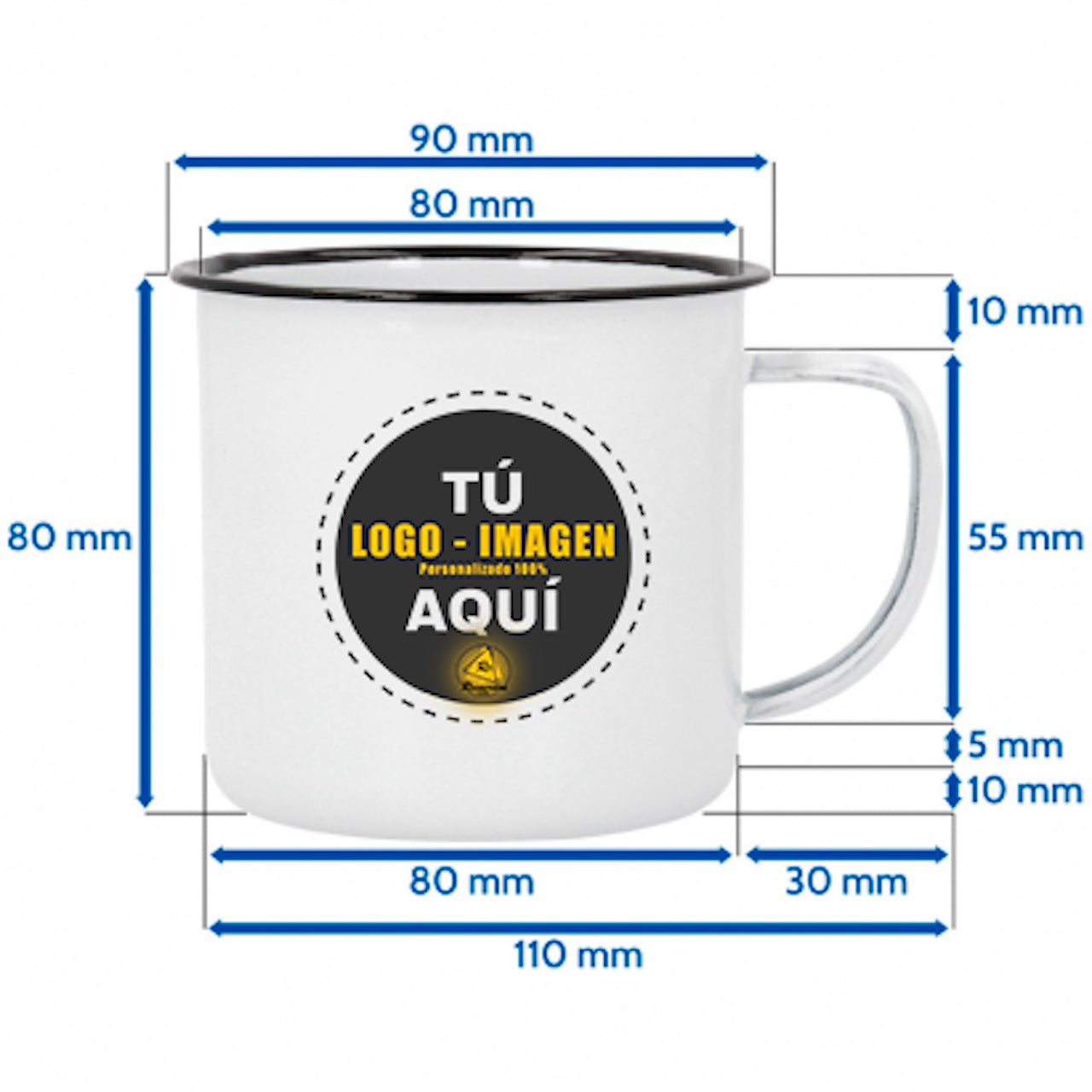 Tazas de metal