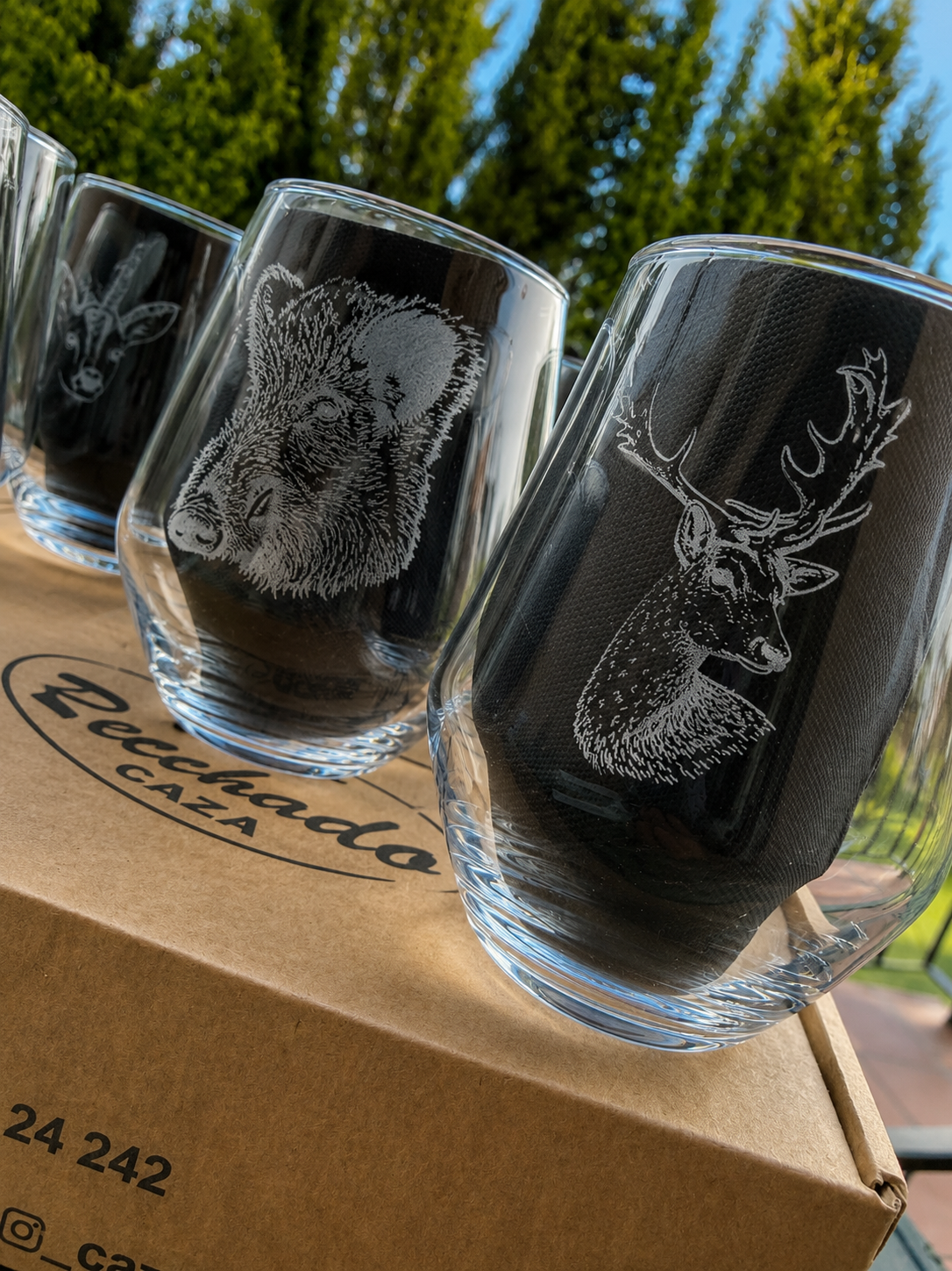 Vasos de Caza Grabados – 45 cl