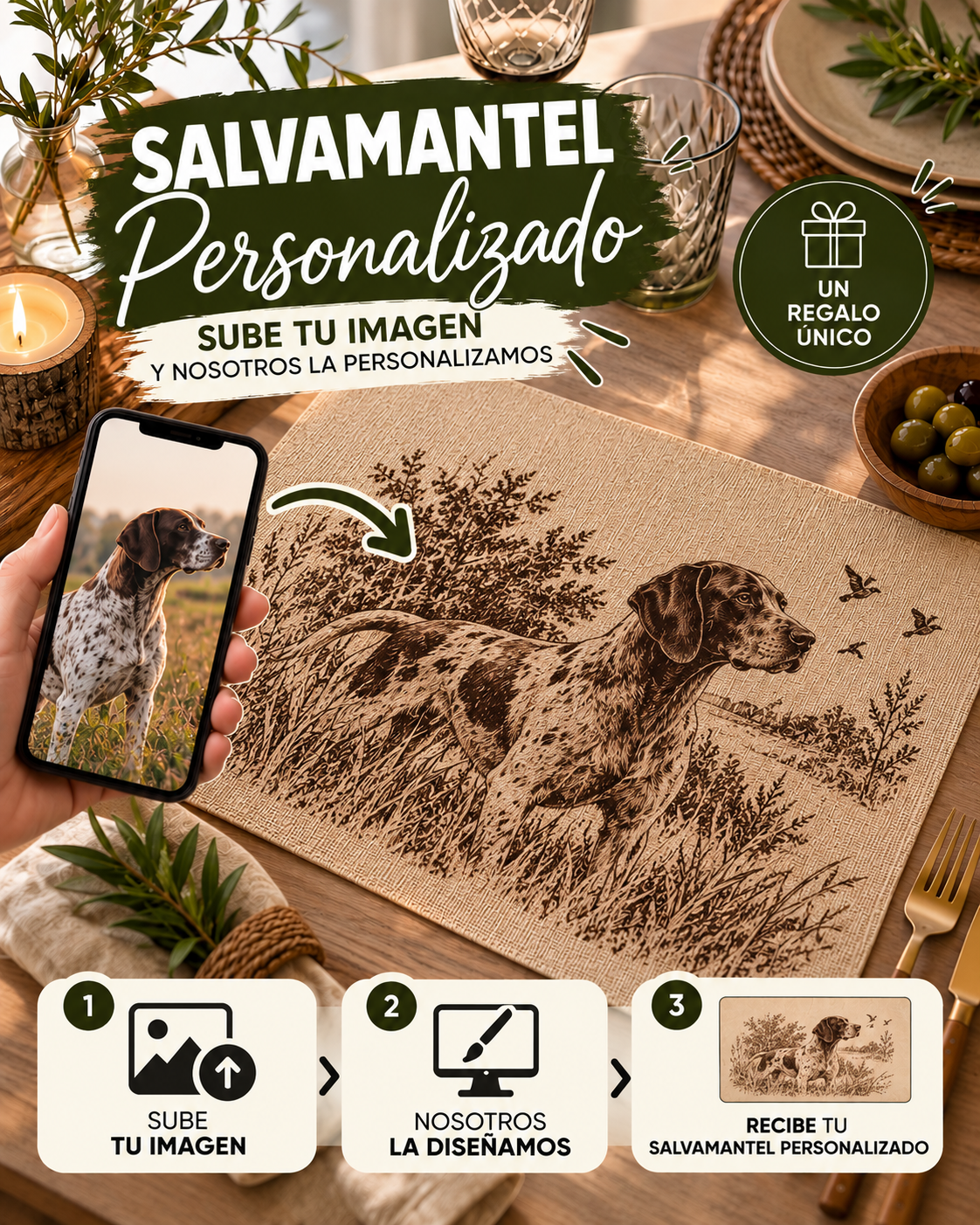 Salvamanteles Personalizados con Foto | Regalo Original