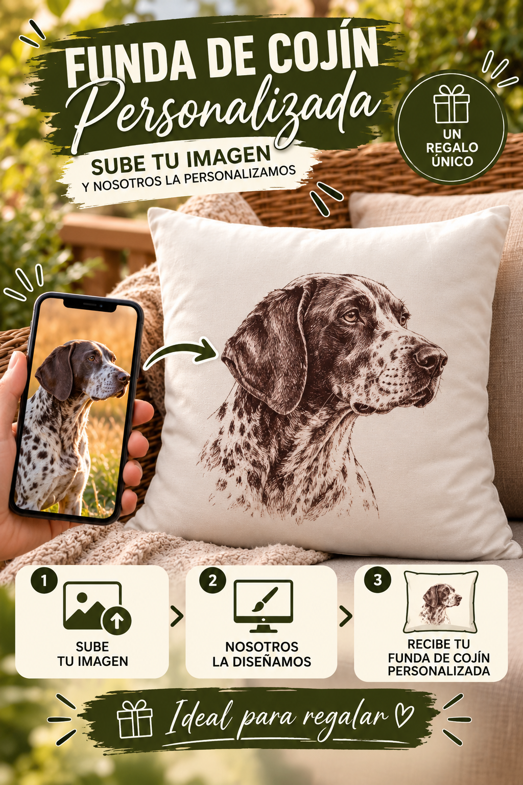 Fundas de Cojín Personalizadas con Foto | Regalo Original