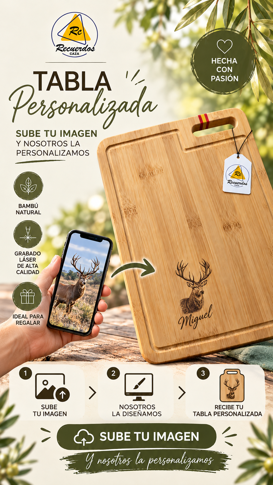 Tabla de Corte Personalizada | Regalo Original