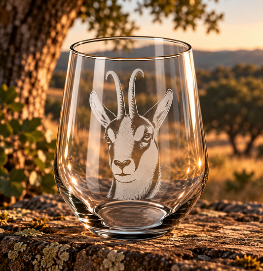 Vaso de Rebeco Grabado a Láser 45 cl | Regalo de Caza