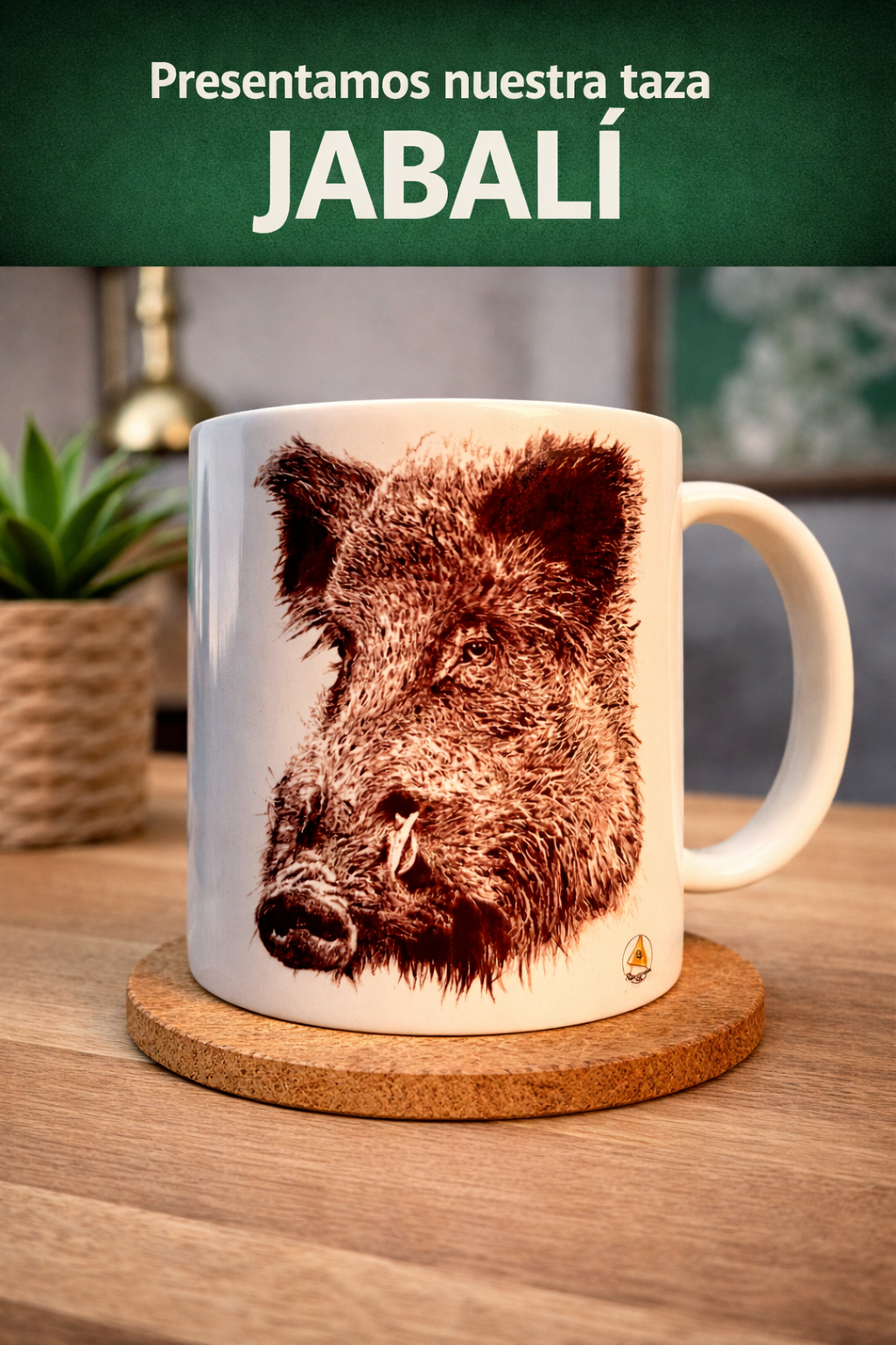 Taza Personalizada con diseño Exclusivo - Jabalí