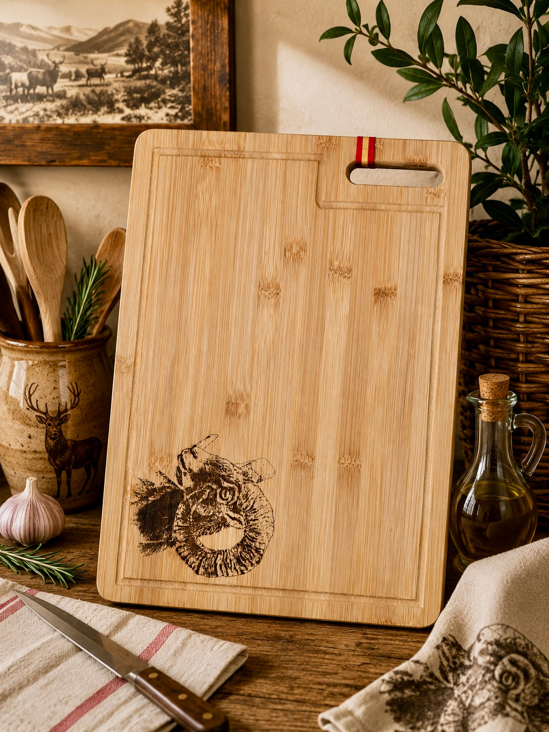 Tabla de Corte Personalizada de Muflón