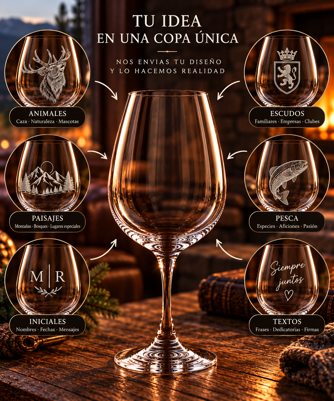 Copa de Vino Personalizada - 68cl.
