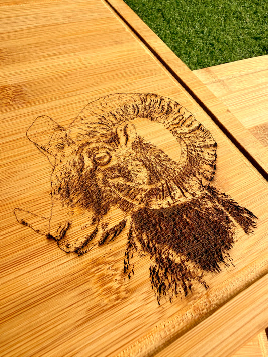 Tabla de Corte Personalizada de Muflón