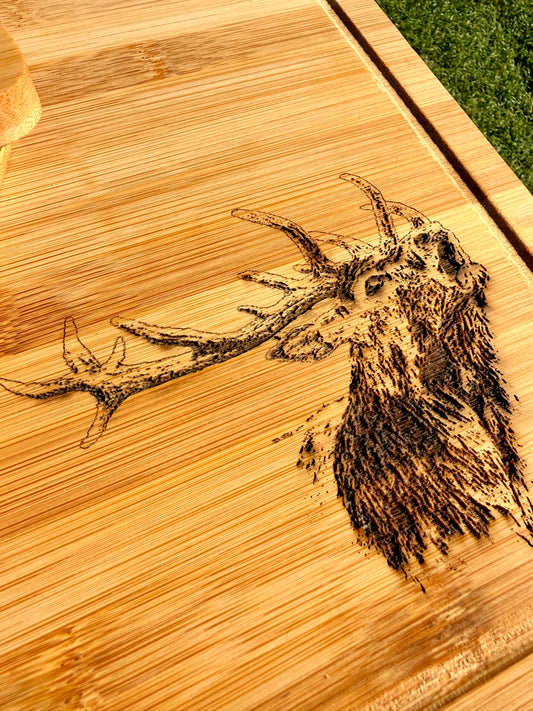 Tabla de Corte Personalizada de Venado